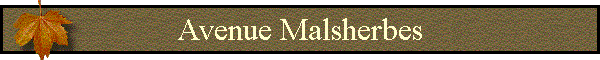 Avenue Malsherbes